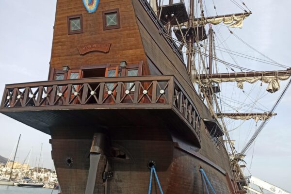 Galeón Andalucía desde popa Galeón Andalucía desde popa