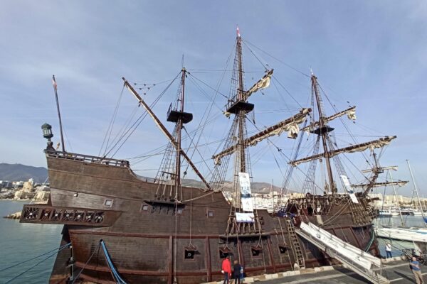 Perspectiva del Galeón AndalucíaWhatsApp Image 2021-12-23 at 09.52.15 andalú sea robótica submarina con el galeón andalucía